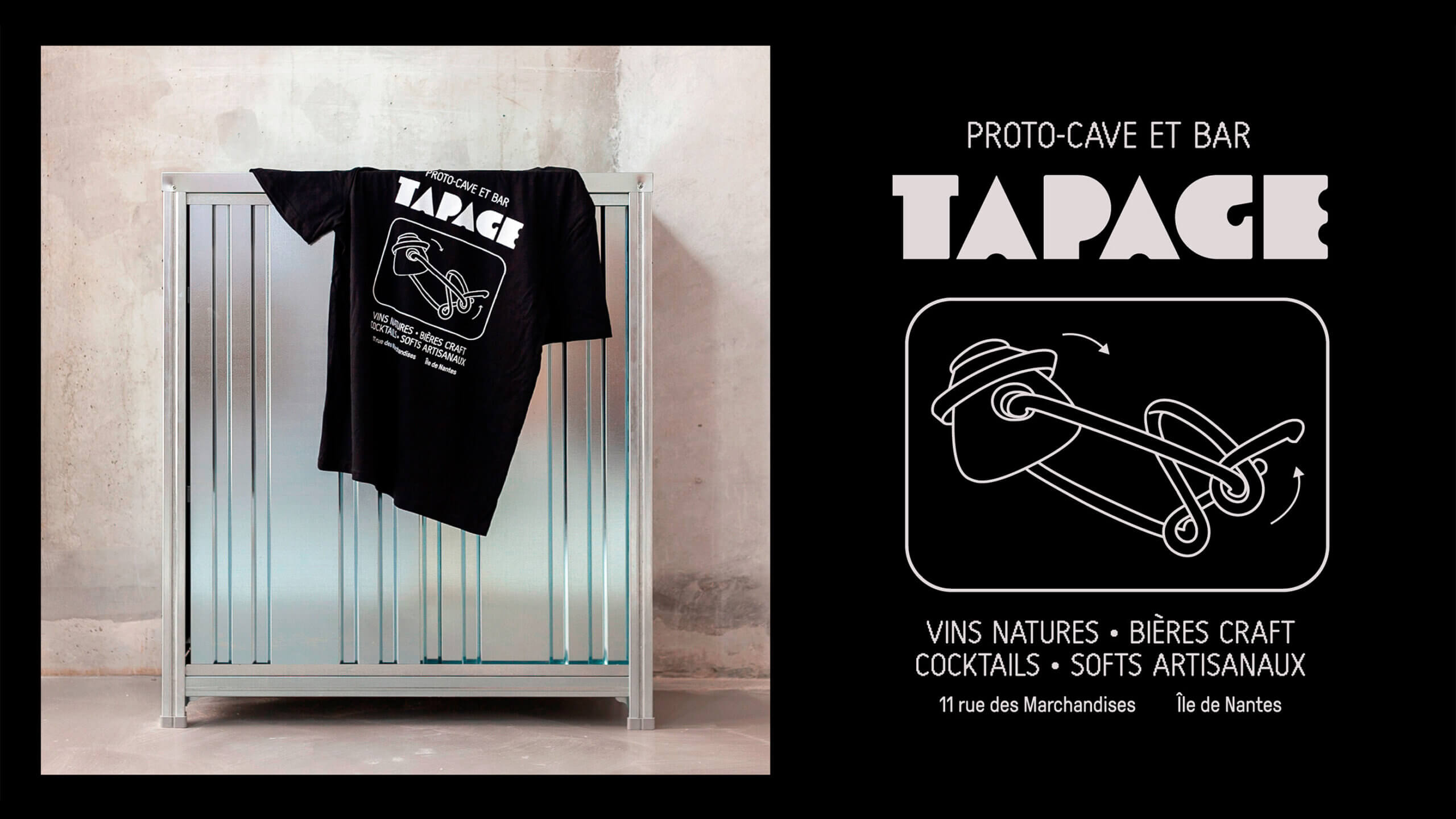 Visuel tee shirt pour projet Tapage